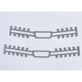 (2 Pack) Face Mask Strap Extension Adjustable XL size 5 and 6 Ear Hooks Buckle