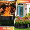 36 Inch Fire Pit Ring for Outside, Heavy Duty High