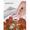WENWELL Microwave Splatter Cover for Food,Clear Microwave Splash Guard Cooker