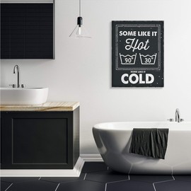 Stupell Industries Some Like It Hot Phrase Family Laundry Humor, Designed by Jennifer Pugh Canvas Wall Art, 30 x 40, White