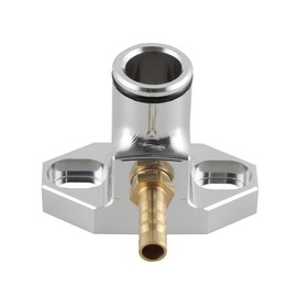 UAUS Adjustable CNC 32 mm - 40 mm Air Intake Manifold With Connector for 49cc 60cc 66cc 80cc Motorized Bicycle Bike Gas Bicycle Motor Engine Kit High Performance Silver