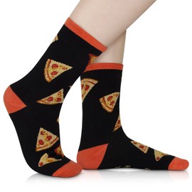 Nirohee Funny Christmas Socks Gifts for Men Women, Pizza Socks,Birthday Gift Novelty Gift for Men Women Father Mother Girls Boy Teens