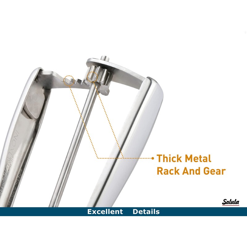 Solula 18/8 Stainless Steel Large Ice Cream Scoop Disher Melon