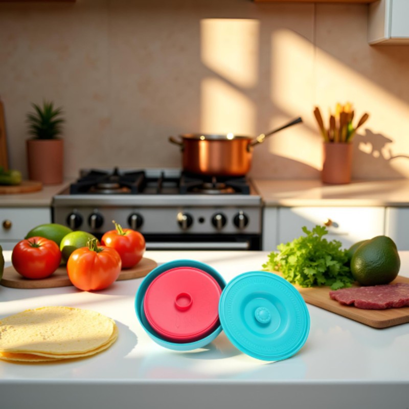vivicreate 2 pcs pack Tortilla Warmer, Tortilla Servers, Pancake Keeper,tortillas