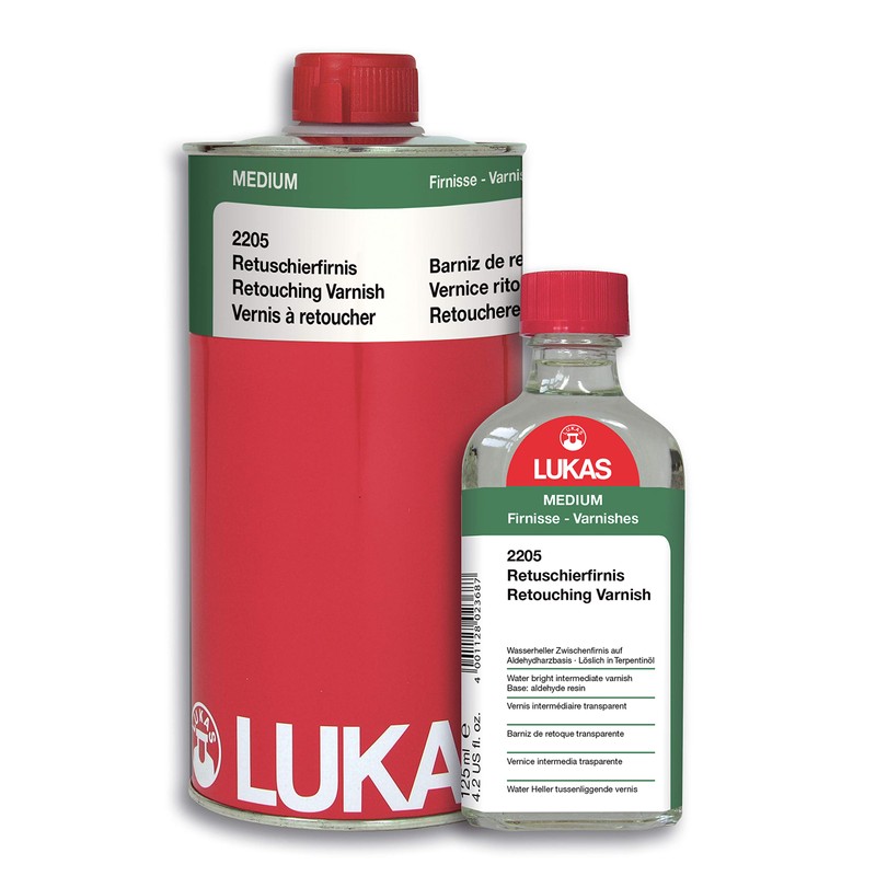 LUKAS Oil Painting Medium - Retouch Varnish for Temporary Protection