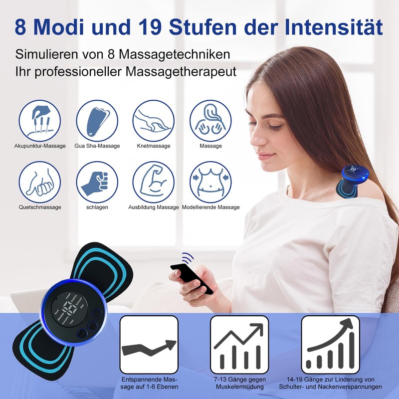 Mini Neck Massager, Portable Body Massager & Neck Massager, Mini