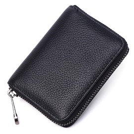 VANANA RFID Blocking Mini Leather 22 Card Wallet Business Case Purse Credit Card Holder