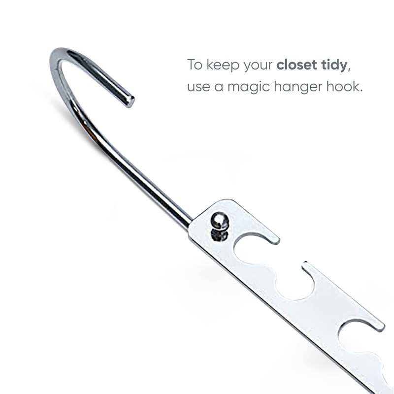 RMTL Magical Hangers Closet Space Saving Wardrobe Clothing Magic Hangers