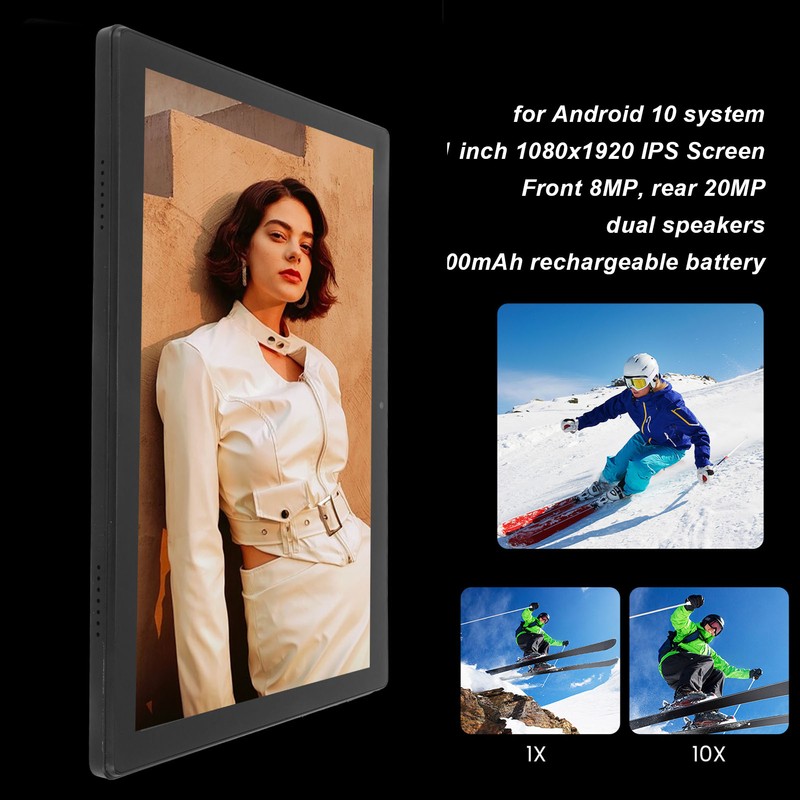 10.1 Inch Tablet 8G RAM 256G ROM 1080x1920 MT6753 Octa