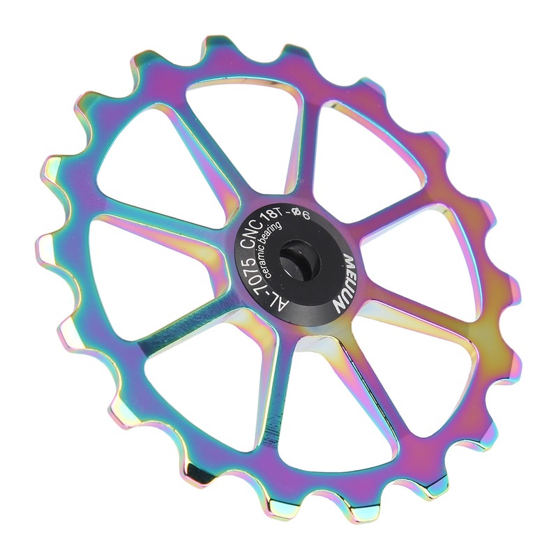 18T Guide Roller Bicycle Rear Derailleur Pulley Wheels for Road
