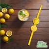 EcoQuality Heavy Duty Handheld Yellow Citrus Juice Squeezer Premium Lemon,