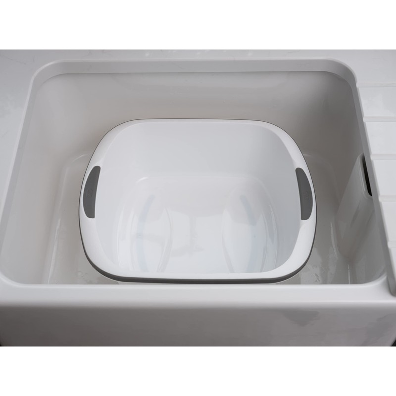 Addis Premium Soft Grip Large Rectangular Washing Up Bowl, 9.5