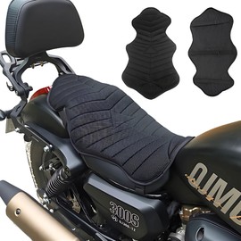 Mellbo Bike Seat Cushion, Bike Seat Cover, Shock Absorption, 3D Mesh Construction, Insulation, Sunscreen, Prevents Wet Prevention, Front and Rear Seats, 25.2 x 13.8 inches (64 x 35 cm)