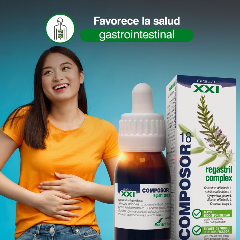 Nutricosmetics Soria Composor 18 Regastril Complex S Xxi 50 ml