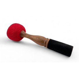 10" Tibetan Gong Stick Singing Bowl Mallet for 6 to 18 inches Sound Bowls and Gongs. Real Hardwood. Dual Purpose Wooden Drum Stick.