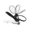 BIOS Living Rotating Nail Clipper, Adjustable Angle, Detachable Magnifier, Ergonomic,