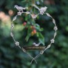 Bird Feeder Dish Vintage Hanging Heart Garden Accessory Gift Idea