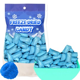 Air Taffy Candy Freeze Dried Airheads Blue Raspberry Sour Treat Gift Tasty Intense Flavour Pieces Deliciously Freeze-Dried Candies Lightweight On The Go Pick Me Up Snacks Cut to Bite Size
