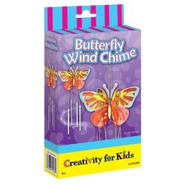 Creativity for Kids Butterfly Wind Chime Mini Craft Kit , Red