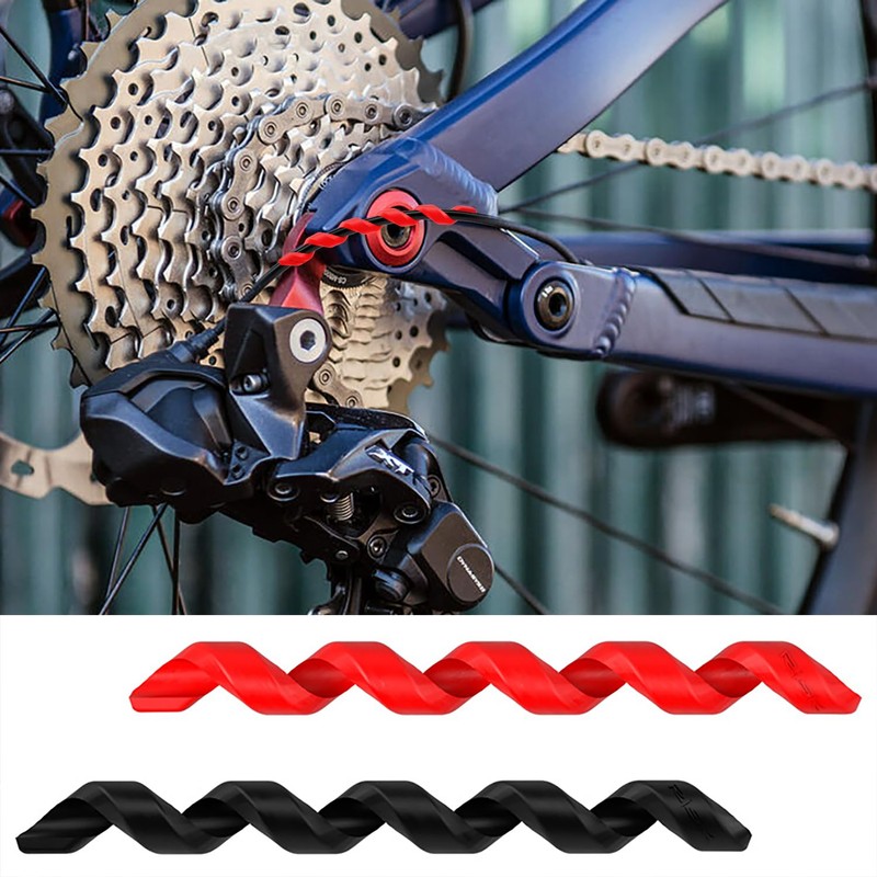 Frame Protectors Bicycle Brake Cable Protectors Wire Wrap Bicycle Rubber