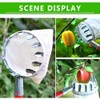 Fruit Picker Head Basket, Fruit Picking Tool with Basket, Orange