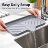 Kitchen Sink Silicone Tray for Soap and Sponge Storage –