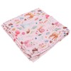 Baby Swaddle Blanket Bamboo Fiber Cotton Cute Patterns Infant Bath