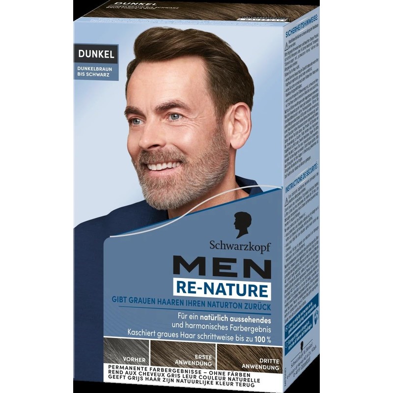 Schwarzkopf Re-Nature Men's Dark – Pack of 1