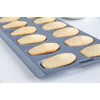 Fox Run Non-Stick Madeleine Pan, Carbon Steel, 12-Cup,Grey