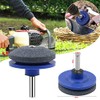 Lawn Mower Blade Sharpener 2Pcs Universal Grinder Wheel Stone Lawn