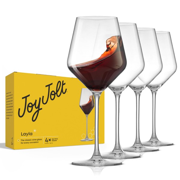JoyJolt JoyJolt Layla Italian Red Wine Glasses, Set of 4