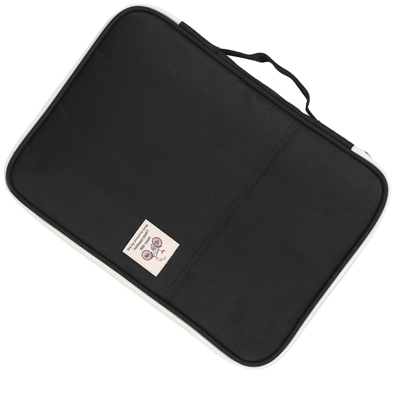 A4 Document Bag File Folder Portfolio Organizer Computer Notebook Zippered