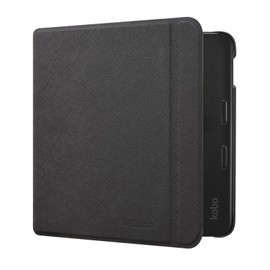 DMLuna Case for Tolino Vision Colour, Kobo Libra Colour (2024) - Super Lightweight PU Leather Protective Case with Auto Sleep/Wake and Magnetic Closure, Black