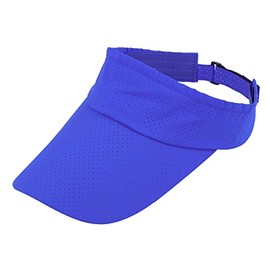 KYEYGWO Sun Visor Cap for Men and Women, Adjustable Visor Hat, Beach Sun Hat, Breathable Summer Hat, Plain Umbrella Cap with Wide Brim, royal