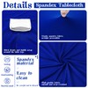 HAISIWLKJ 6 Pack Table Cloth 8ft Royal Blue Tablecloths for