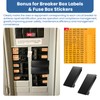12 Pack ECQF3P Circuit Breaker Filler Plates, Blank Panel Covers