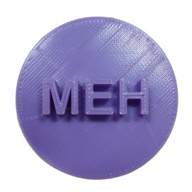 MEH CANDY HEART COOKIE STAMP EMBOSSER MADE IN USA PR5484