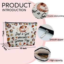 HUQIL Cosmetic Bag Makeup Bag for Women Travel Pouch Birthday Christmas Valentines Day Wedding Graduation Gift - FS236
