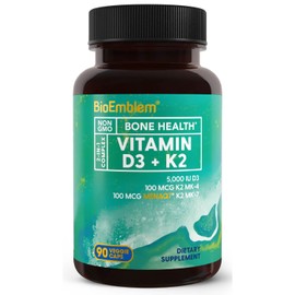 BioEmblem BioEmblem Vitamin D3 K2 (5000IU and 200mcg) and Mushroom Complex