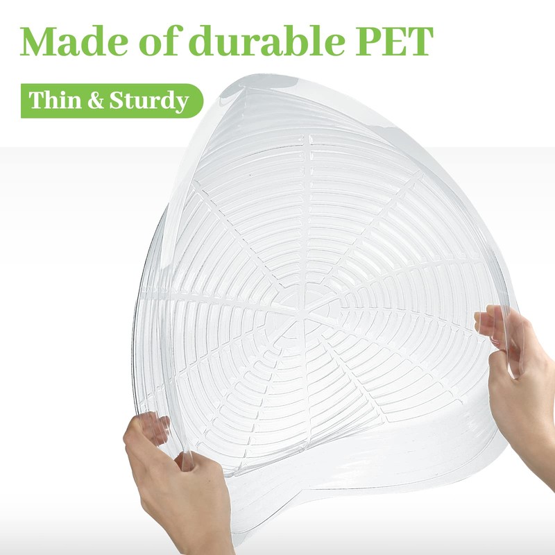 Shellwei 18 Pack 20 Inch Plastic Plant Saucers Extra Large