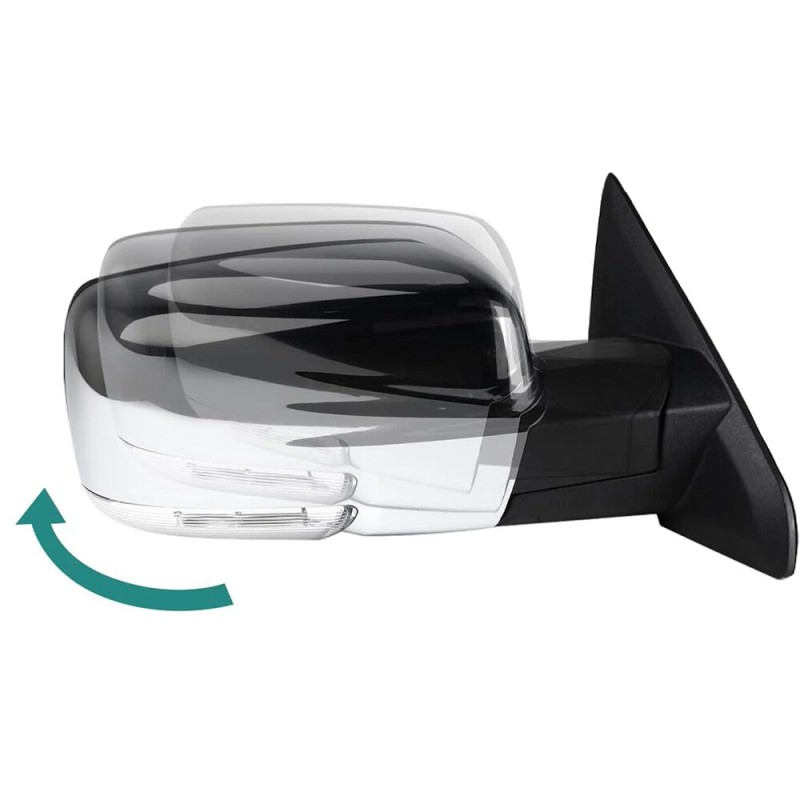Cahuczlhoz For 2013-2019 Dodge Ram 1500 Chrome Power Folding Heated