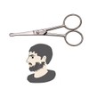 ge-zoru (Print) Gosol Beard, 鼻毛, Ear Hair Scissors 11 cm