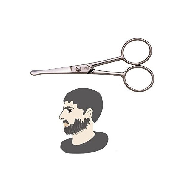 ge-zoru (Print) Gosol Beard, 鼻毛, Ear Hair Scissors 11 cm