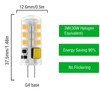 OPXELUYO 10 Pack G4 AC/DC 12V Led Bulbs 3W Equivalent