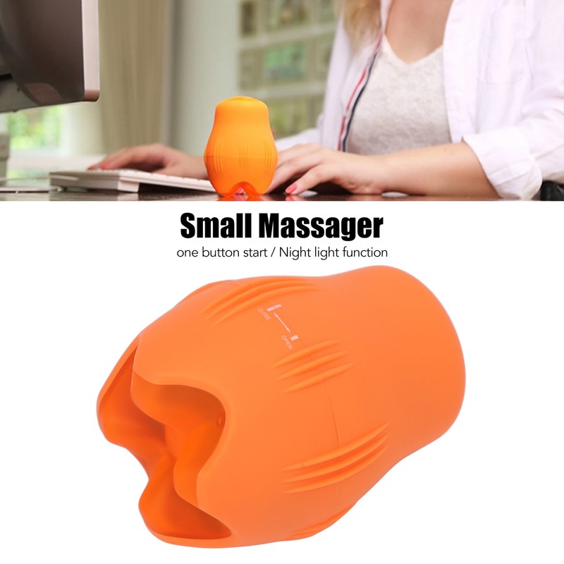 Small Massager Night Light Function Portable One Button Start Rechargeable