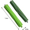 UZPDWK 4 Set Replacement Roller Brushes,Vacuum Cleaner Rubber Brush,Multi-Surface Rubber