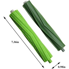 UZPDWK 4 Set Replacement Roller Brushes,Vacuum Cleaner Rubber Brush,Multi-Surface Rubber Brushes Compatible for iRobot Roomba i3 i3+,i4 i4+,i6 i6+,i7 i7+,i8 i8+,j7 j7+,E5 E6 E7