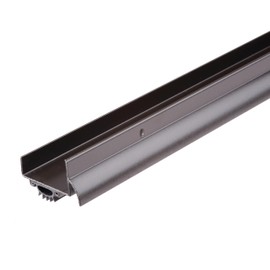 M-D Building Products 69562 48 in. Bronze Aluminum U-Shape Commercial Screw-on Under Door Seal