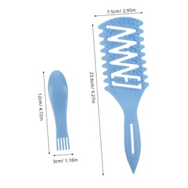 Minkissy Styling Comb Set Teasing Brush Rat Tail Comb Curly Hair Brush for Styling