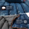 ZOOOBELIVES Ultralight Down Camping Blanket - 1.35lbs, 650 Fill Power